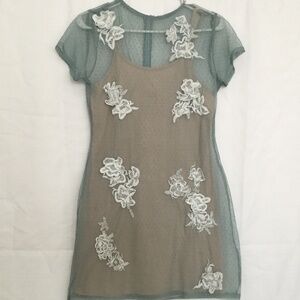 Lovers+Friends Mesh Lace dress